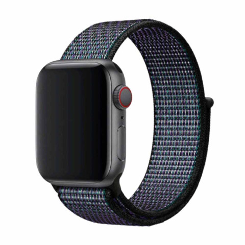 Ремешок Nylon loop на Apple Watch 38/40/41mm Hyper grape Ремешок Nylon loop на Apple Watch 38/40/41mm Hyper grape